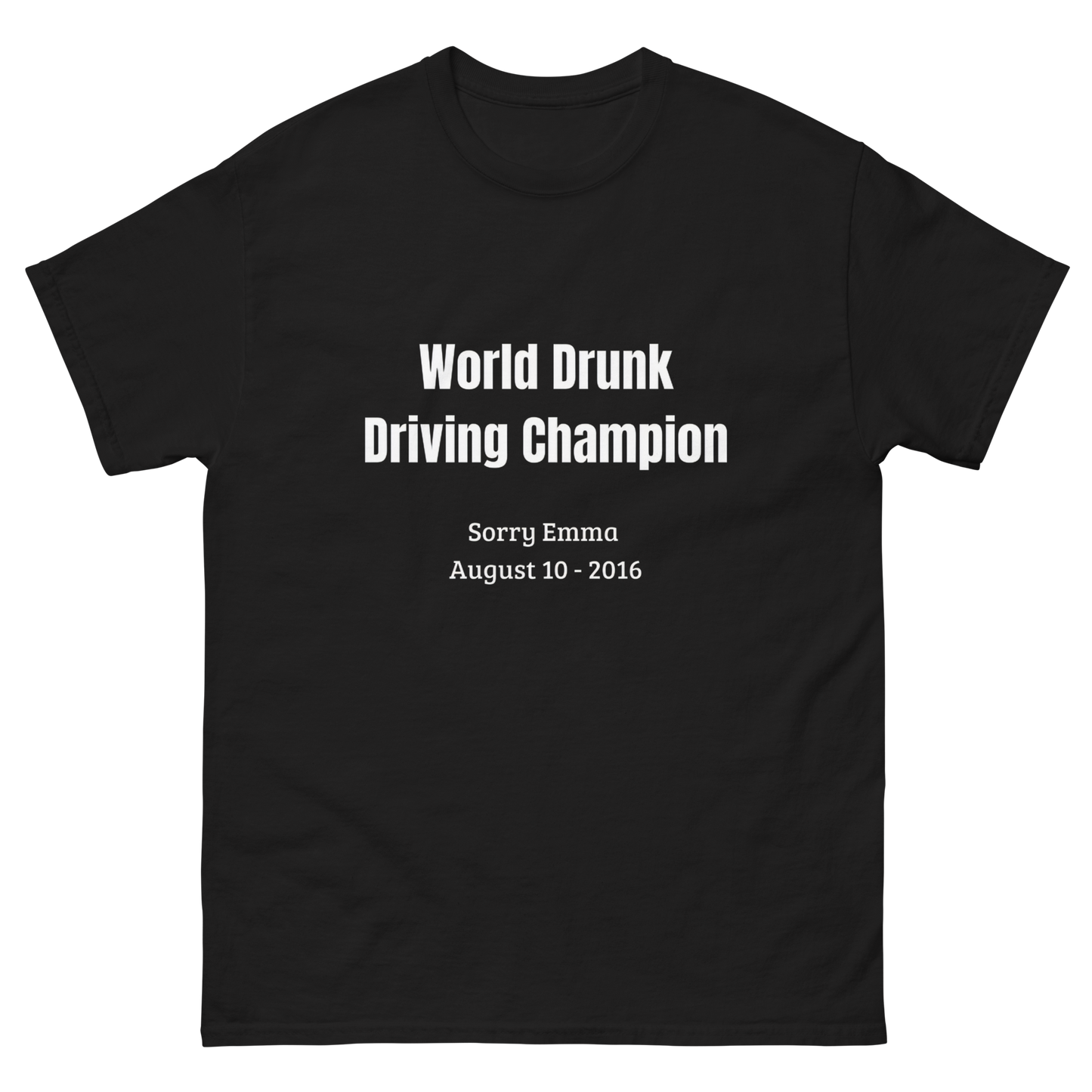 World drunk driving champion