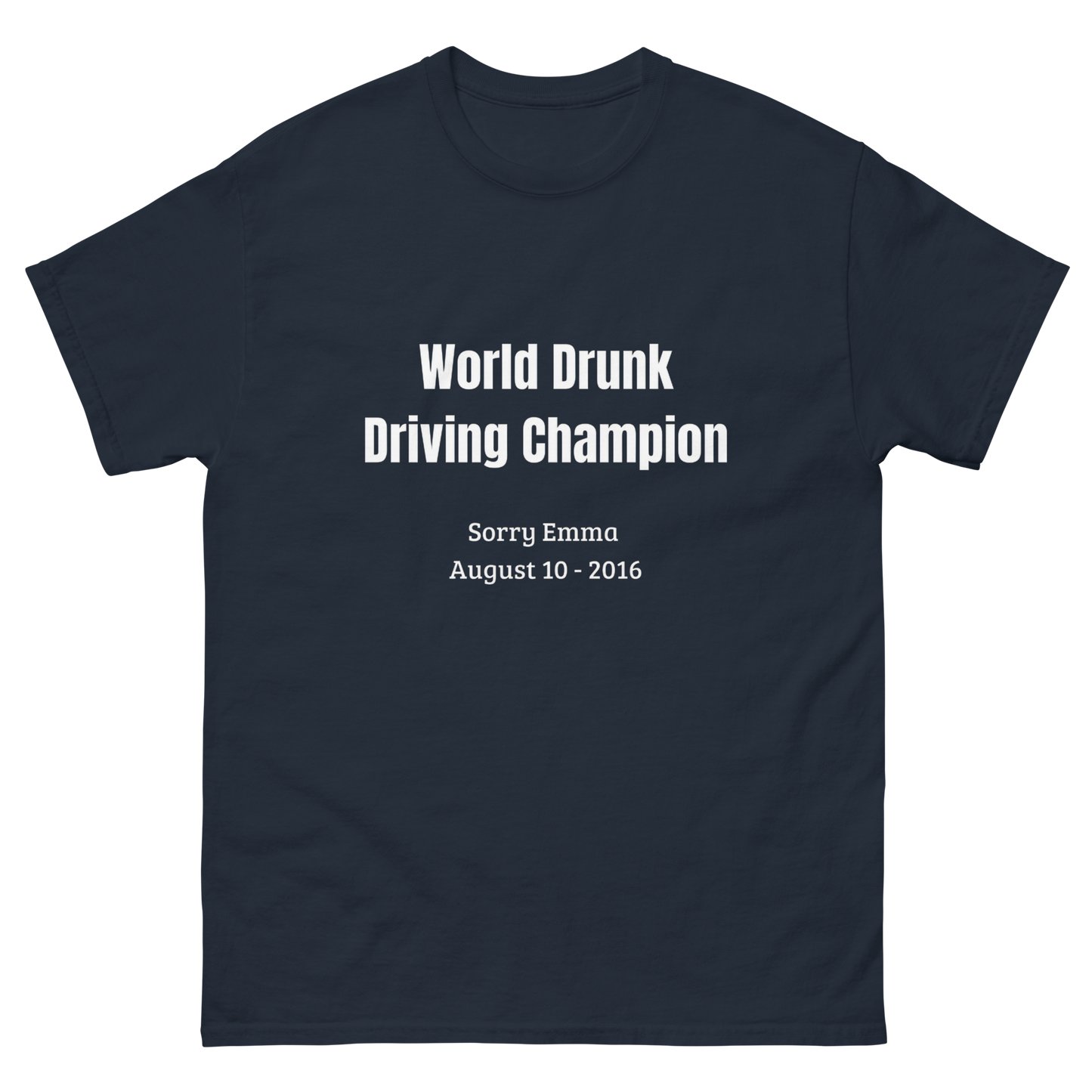 World drunk driving champion