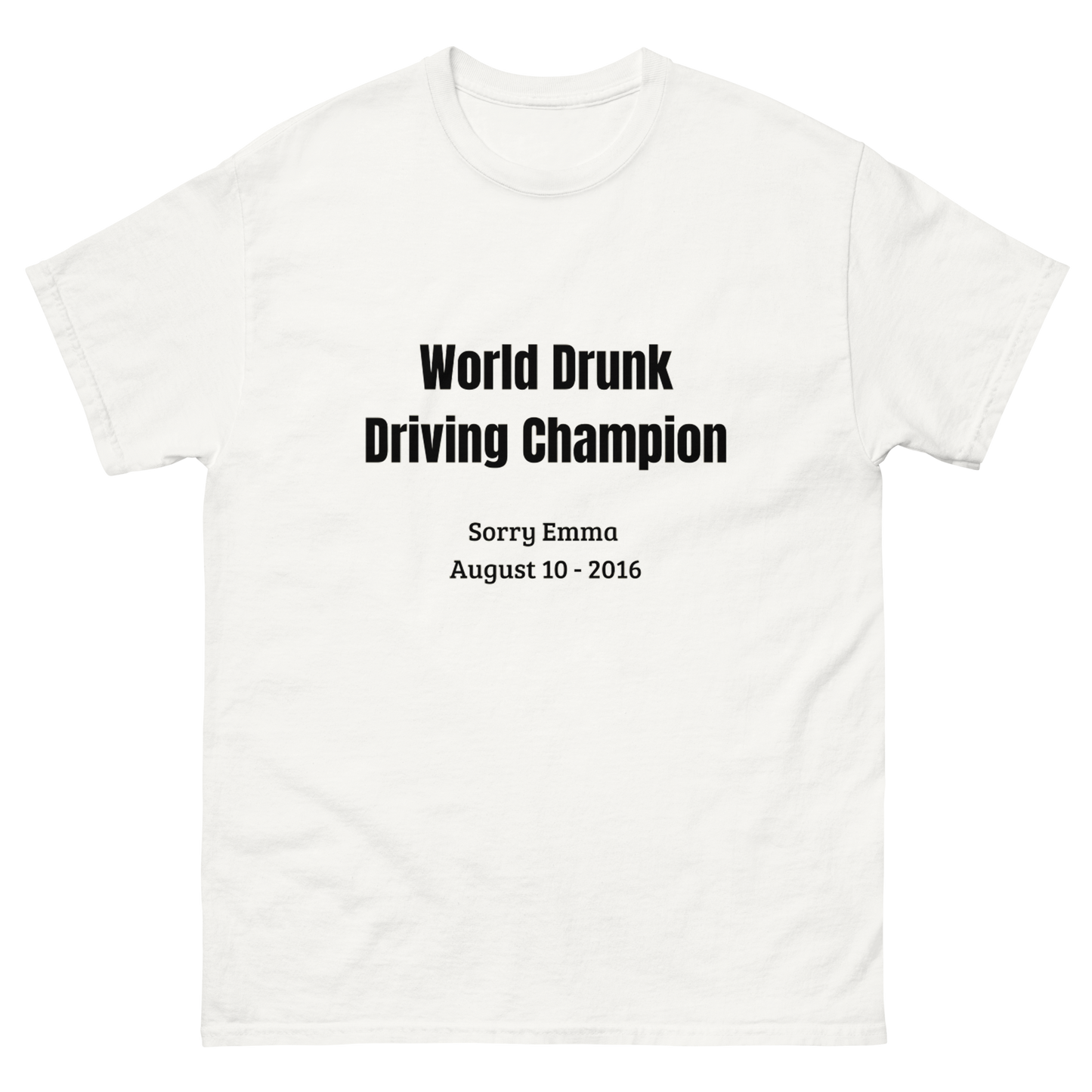 World drunk driving champion